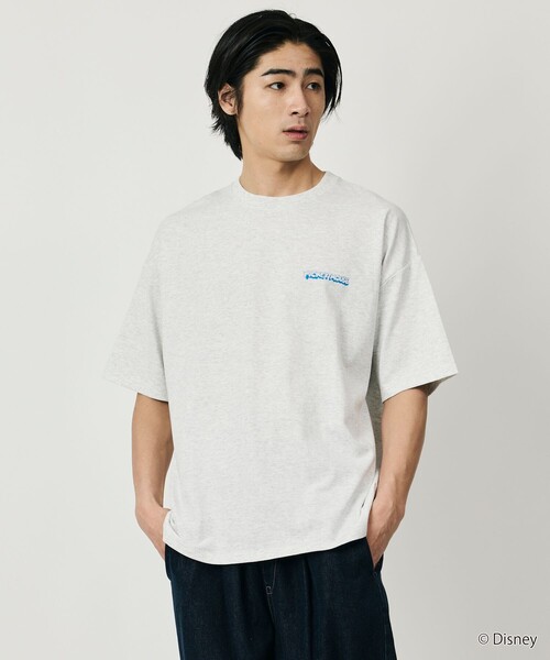 FREAK'S STORE(フリークスストア)の「限定展開/DISNEY/ディズニー/ミッキーマウス /モノクロ バックプリント クルーネック Tシャツ/Scene(Tシャツ/カットソー・メンズ・スミクロ/ホワイト/ブラウン/アッシュグレー・SMALL/MEDIUM/LARGE)」の18枚目の写真