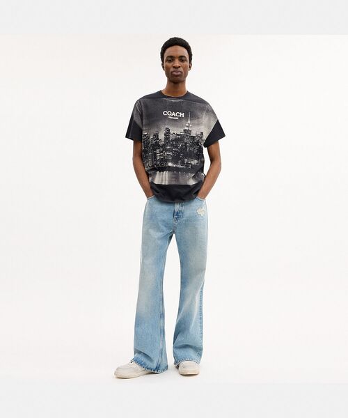 COACH（コーチ）の「ポストカード Tシャツ（Tシャツ/カットソー・メンズ・ブラック系その他・X-SMALL/SMALL/MEDIUM/LARGE/X-LARGE）」の5枚目の写真