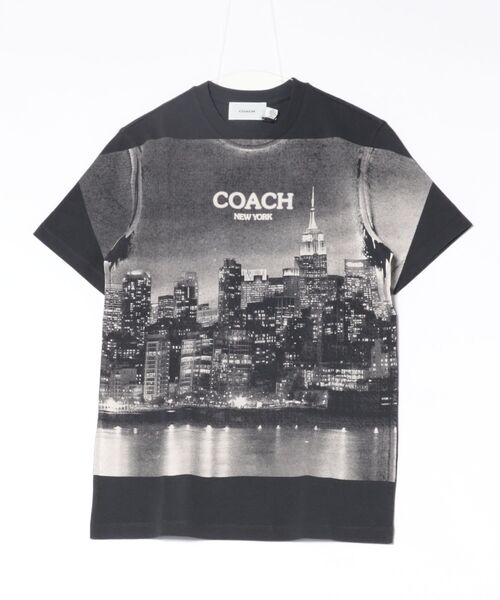 COACH（コーチ）の「ポストカード Tシャツ（Tシャツ/カットソー・メンズ・ブラック系その他・X-SMALL/SMALL/MEDIUM/LARGE/X-LARGE）」の6枚目の写真