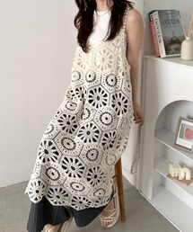 CLEA（クレア）の「クロシェロングワンピース（ワンピース）」