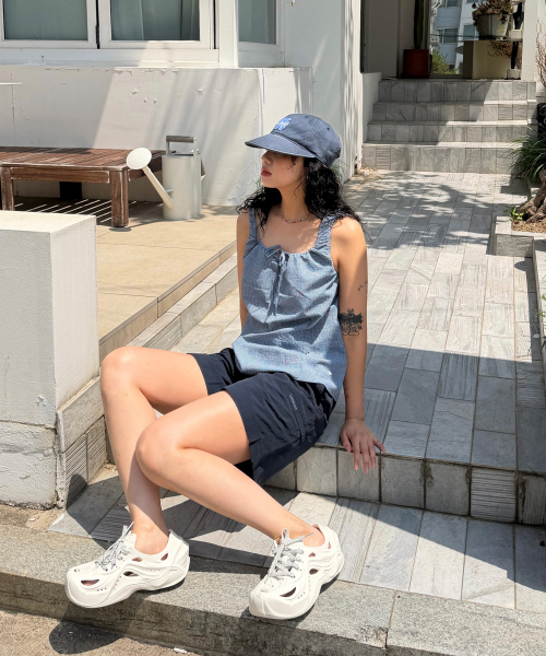 COVERNAT（カバーナット）の「ウィメンズナイロンバンディングショーツダークネイビー（その他パンツ・レディース・その他・WS/WM）」の3枚目の写真