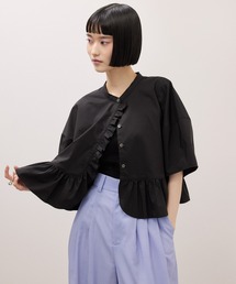 ADAM ET ROPE' | 【サステナブル】・【定番】フリルブラウス(シャツ/ブラウス)