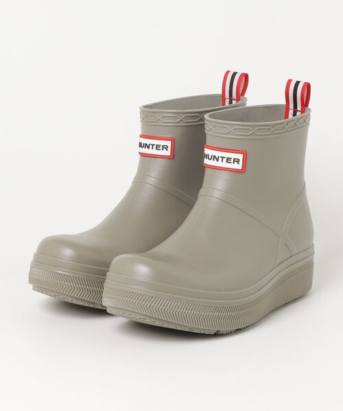 HUNTER（ハンター）の「HUNTER（ハンター）ユニセックス プレイ モールデット ブーツ（レインシューズ・レディース・ブラック/グレー・6/4/5）」の2枚目の写真