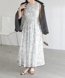 La TOTALITE | 【洗える】フルーツジュイプリントワンピース(ワンピース)