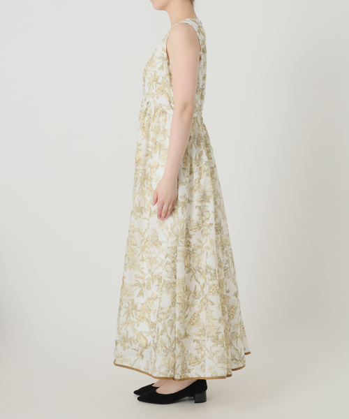 La TOTALITE（ラトータリテ）の「【洗える】フルーツジュイプリントワンピース（ワンピース・レディース・ブラウン/レモンイエロー・36/38）」の17枚目の写真