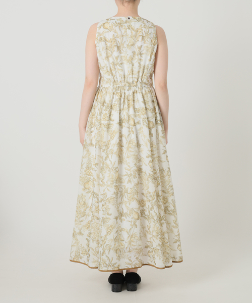 La TOTALITE（ラトータリテ）の「【洗える】フルーツジュイプリントワンピース（ワンピース・レディース・ブラウン/レモンイエロー・36/38）」の18枚目の写真