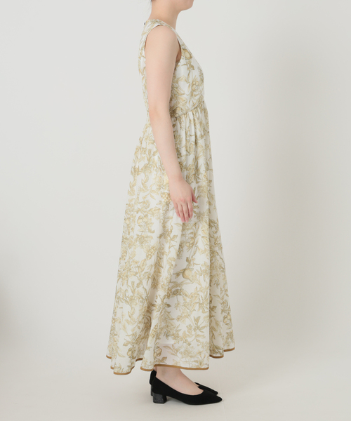 La TOTALITE（ラトータリテ）の「【洗える】フルーツジュイプリントワンピース（ワンピース・レディース・ブラウン/レモンイエロー・36/38）」の19枚目の写真