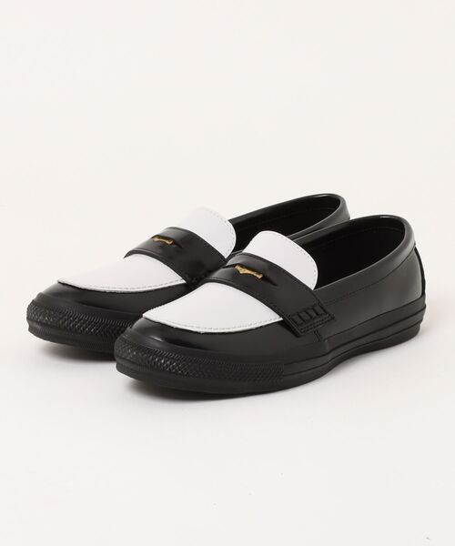 CONVERSE(コンバース)の「CONVERSE/コンバース/ALL STAR COINLOAFER(ローファー・メンズ・ブラック/ホワイト・7.5/9.5/8.5)」の1枚目の写真