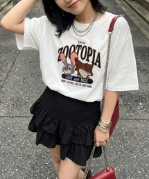 Disney(ディズニー)キャラクターTシャツ/ミッキーマウス ミニーマウス ベイマックス ズートピア/半袖 ビッグシルエット/ メンズ レディース
