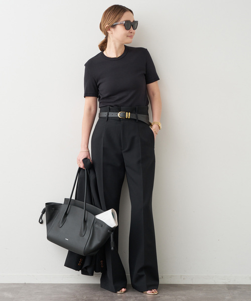 Deuxieme Classe（ドゥーズィエムクラス）の「*追加 AESTHETIC クルーネック  Tシャツ（Tシャツ/カットソー・レディース・ブラック/ホワイト・36/38）」の8枚目の写真