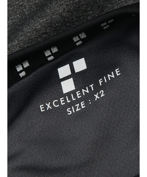 EXCELLENT FINE(エクセレント ファイン)の「Tシャツ 半袖 カチオン杢 切替 メンズ 大きいサイズ ドライ ストレッチ クルーネック カットソー EXCELLENT FINE (エクセレントファイン)(Tシャツ/カットソー・メンズ・ダークグレー/ネイビー/ブラック・X1(3L~4L)/X2(4L~5L)/X3(6L~7L))」の7枚目の写真