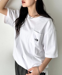 THE NORTH FACE(ザ・ノースフェイス)/ワンポイントロゴプリント クルーネック 半袖 コットン Tシャツ ポケT/M'S ESSENCE S/S R/TEE
