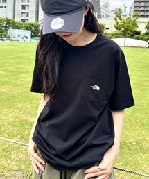 THE NORTH FACE(ザ・ノースフェイス)/ワンポイントロゴプリント クルーネック 半袖 コットン Tシャツ ポケT/M'S ESSENCE S/S R/TEE