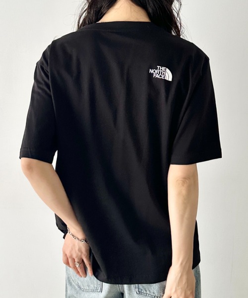 THE NORTH FACE(ザノースフェイス)の「THE NORTH FACE(ザ・ノースフェイス)/ワンポイントロゴプリント クルーネック 半袖 コットン Tシャツ ポケT/M'S ESSENCE S/S R/TEE(Tシャツ/カットソー・レディース・ブラック/ライトベージュ/ミント/ホワイト・M/L/XL/XXL)」の9枚目の写真