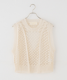 PHOTOCOPIEU フォトコピュー CROCHET ニットベスト CHANTAL / 261CTL