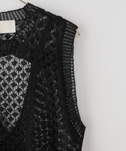 PHOTOCOPIEU フォトコピュー CROCHET ニットベスト CHANTAL / 261CTL