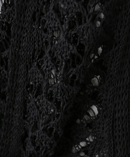 PHOTOCOPIEU(フォトコピュー)の「PHOTOCOPIEU フォトコピュー CROCHET ニットベスト CHANTAL / 261CTL(ベスト・レディース・アイボリー/ブラック・FREE)」の12枚目の写真