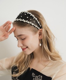 Dorry Doll（ドリードール）の「ビジューワイドカチューシャ（カチューシャ）」