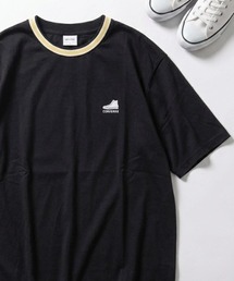 2026SS CONVERSE/コンバース ワンポイント刺繍 リンガー リブライン 配色切替 無地Tシャツ レディース メンズ