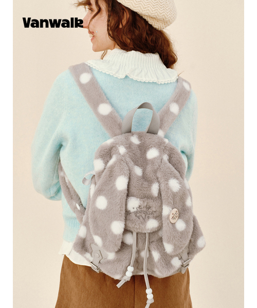 VANWALK（バンウォーク）の「Elephant Backpack [Dote Gray]（バックパック/リュック・レディース・アッシュグレー・FREE）」の6枚目の写真