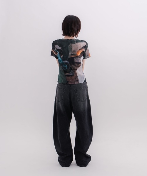 kotohayokozawa(コトハヨコザワ)の「SHEER GRAPHIC TOP(その他トップス・レディース・グリーン/レッド・FREE)」の15枚目の写真
