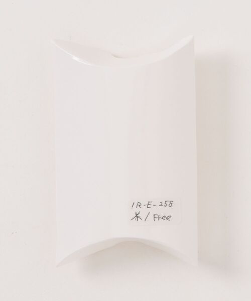 tone(トーン)の「irodori/スクエア金彩pierce(茶)(イヤリング・レディース・ブラウン・FREE)」の3枚目の写真