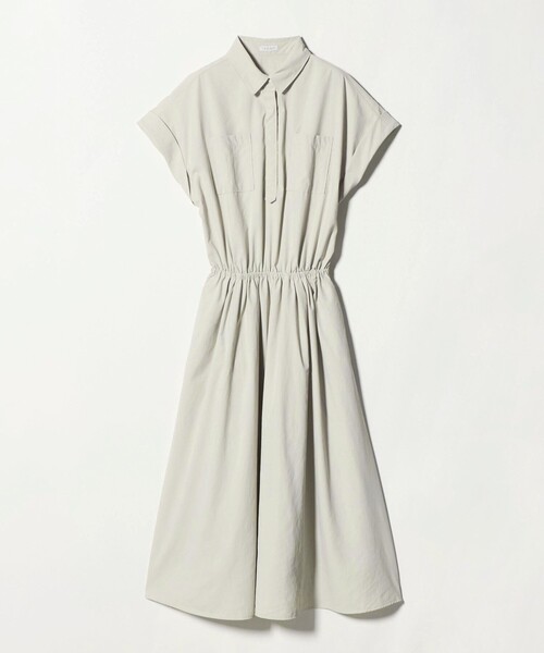 A DAY IN THE LIFE UNITED ARROWS(アデイインザライフユナイテッドアローズ)の「ダブルポケット シャツワンピース <A DAY IN THE LIFE>(ワンピース・レディース・ナチュラル/ネイビー/オリーブ・FREE)」の1枚目の写真