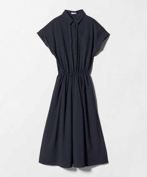 A DAY IN THE LIFE UNITED ARROWS(アデイインザライフユナイテッドアローズ)の「ダブルポケット シャツワンピース <A DAY IN THE LIFE>(ワンピース・レディース・ナチュラル/ネイビー/オリーブ・FREE)」の8枚目の写真
