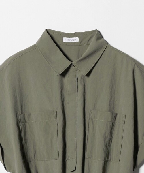 A DAY IN THE LIFE UNITED ARROWS(アデイインザライフユナイテッドアローズ)の「ダブルポケット シャツワンピース <A DAY IN THE LIFE>(ワンピース・レディース・ナチュラル/ネイビー/オリーブ・FREE)」の20枚目の写真