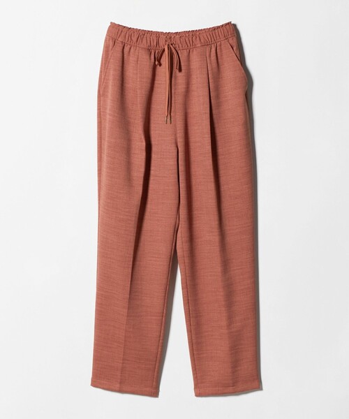 A DAY IN THE LIFE UNITED ARROWS(アデイインザライフユナイテッドアローズ)の「スラブツイル イージーテーパードパンツ ‐ウォッシャブル‐<A DAY IN THE LIFE>(その他パンツ・レディース・ネイビー/ダークグレー/オレンジ/ベージュ・M/S)」の4枚目の写真