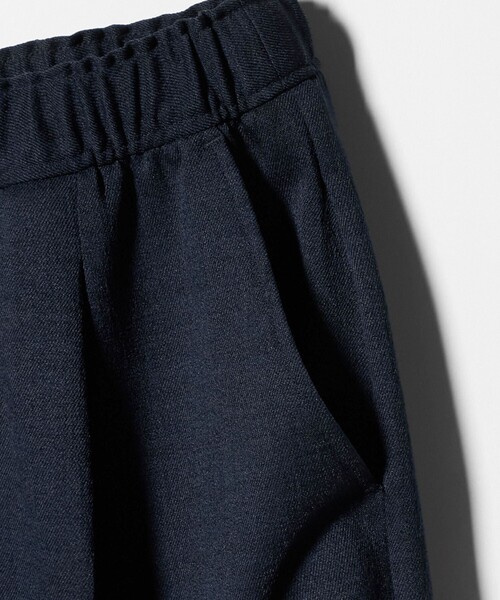 A DAY IN THE LIFE UNITED ARROWS(アデイインザライフユナイテッドアローズ)の「スラブツイル イージーテーパードパンツ ‐ウォッシャブル‐<A DAY IN THE LIFE>(その他パンツ・レディース・ネイビー/ダークグレー/オレンジ/ベージュ・M/S)」の12枚目の写真