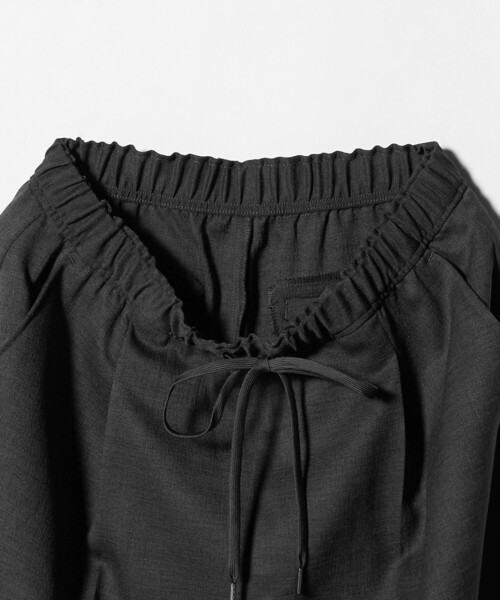 A DAY IN THE LIFE UNITED ARROWS(アデイインザライフユナイテッドアローズ)の「スラブツイル イージーテーパードパンツ ‐ウォッシャブル‐<A DAY IN THE LIFE>(その他パンツ・レディース・ネイビー/ダークグレー/オレンジ/ベージュ・M/S)」の19枚目の写真
