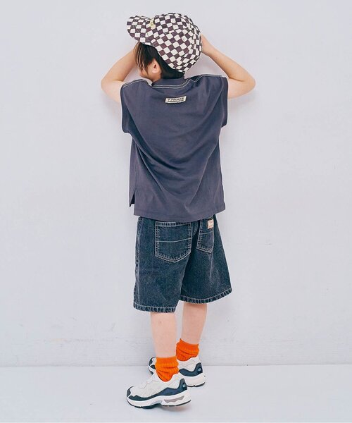 p.premier（ピードットプルミエ）の「オーバーザレインボータンク半袖Tシャツ リンク（Tシャツ/カットソー・キッズ・オフホワイト/チャコール・80/90/100/110/120/130/140）」の19枚目の写真