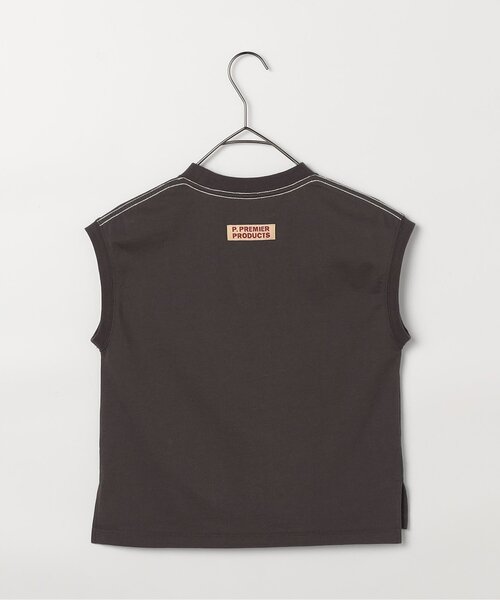 p.premier（ピードットプルミエ）の「オーバーザレインボータンク半袖Tシャツ リンク（Tシャツ/カットソー・キッズ・オフホワイト/チャコール・80/90/100/110/120/130/140）」の21枚目の写真