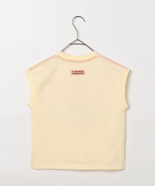 p.premier（ピードットプルミエ）の「オーバーザレインボータンク半袖Tシャツ リンク（Tシャツ/カットソー・キッズ・オフホワイト/チャコール・80/90/100/110/120/130/140）」の16枚目の写真
