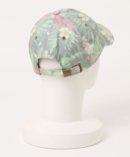 THRASHER(スラッシャー)の「BOTANICAL 6P CAP/スラッシャー・ベースボールキャップ・ブランドロゴ(キャップ・メンズ・ブラック・FREE)」の2枚目の写真