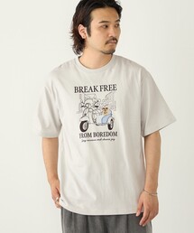 SHIPS Colors:パッチワーク & 刺繍 Tシャツ