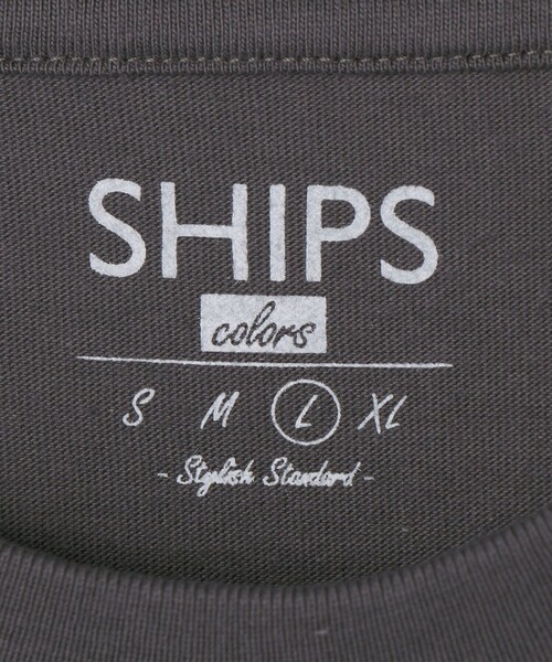 SHIPS Colors（シップス カラーズ）の「SHIPS Colors:パッチワーク & 刺繍 Tシャツ（Tシャツ/カットソー・メンズ・ライトホワイト/ライトグレー/ダークグレー/ベージュ・SMALL/MEDIUM/LARGE/X-LARGE）」の13枚目の写真