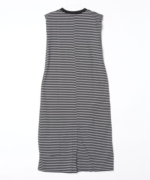 YUGA（ユーガ）の「YUGA_YGMC　　Korean-style　　Striped A-line dress（ワンピース・レディース・ホワイト/ブラック・FREE）」の3枚目の写真