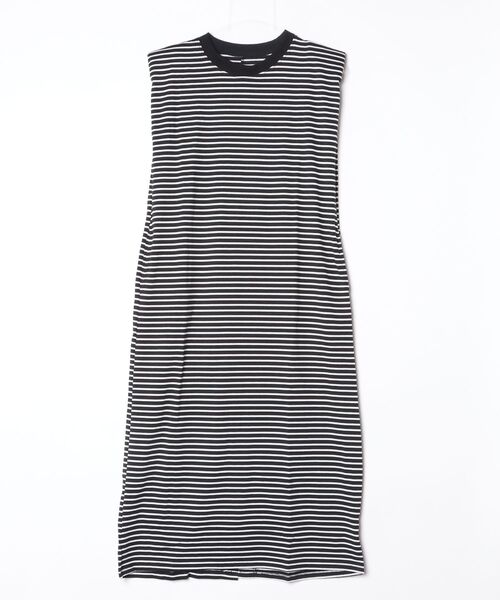 YUGA（ユーガ）の「YUGA_YGMC　　Korean-style　　Striped A-line dress（ワンピース・レディース・ホワイト/ブラック・FREE）」の8枚目の写真