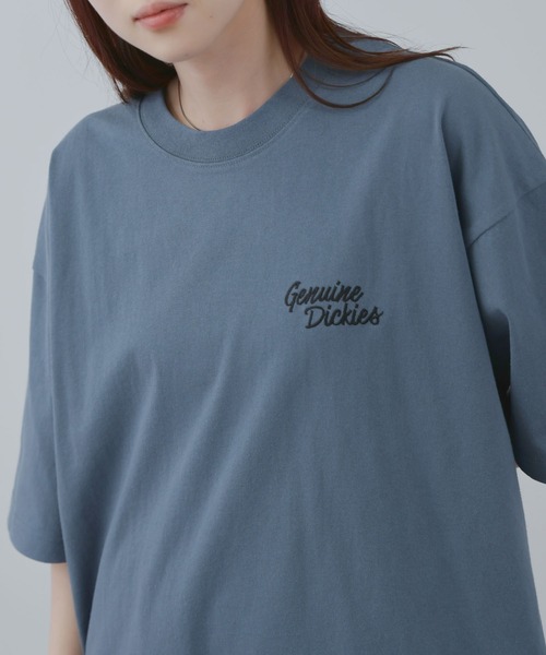 Dickies(ディッキーズ)の「【GENUINE Dickies/ ジェニュインディッキーズ】 ロゴ刺繍 ツアー風プリントTシャツ(Tシャツ/カットソー・メンズ・オートミール/サックスブルー系・M/L/XL)」の10枚目の写真