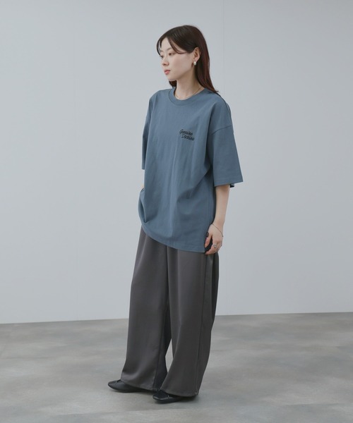 Dickies(ディッキーズ)の「【GENUINE Dickies/ ジェニュインディッキーズ】 ロゴ刺繍 ツアー風プリントTシャツ(Tシャツ/カットソー・メンズ・オートミール/サックスブルー系・M/L/XL)」の11枚目の写真