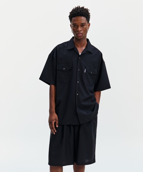 COOTIE PRODUCTIONS(クーティープロダクションズ)の「T/W S/S Scout Shirt(シャツ/ブラウス・メンズ・ブラック・SMALL/MEDIUM/LARGE/X-LARGE)」の2枚目の写真