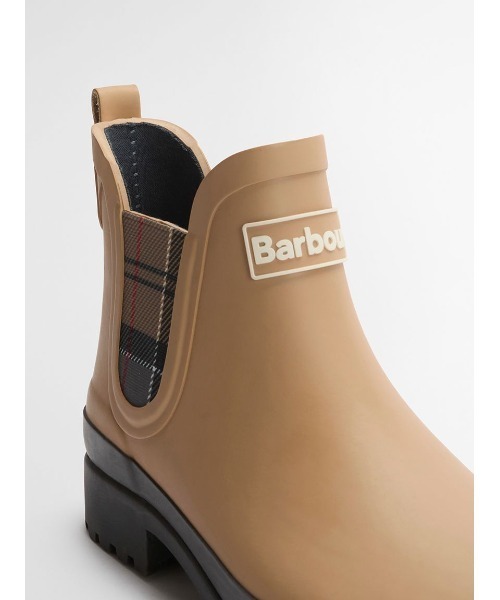 Barbour(バブアー)の「Mallow サイドゴア ショート レインブーツ(レディース)(レインシューズ・レディース・ベージュ/ネイビー・3/4/5)」の8枚目の写真