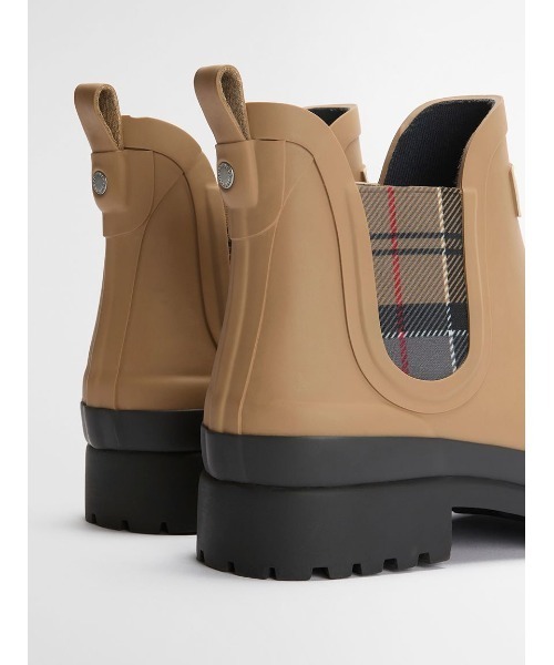 Barbour(バブアー)の「Mallow サイドゴア ショート レインブーツ(レディース)(レインシューズ・レディース・ベージュ/ネイビー・3/4/5)」の7枚目の写真