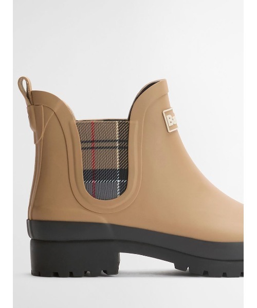 Barbour(バブアー)の「Mallow サイドゴア ショート レインブーツ(レディース)(レインシューズ・レディース・ベージュ/ネイビー・3/4/5)」の6枚目の写真