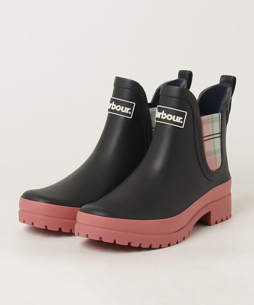 Barbour(バブアー)の「Mallow サイドゴア ショート レインブーツ(レディース)(レインシューズ・レディース・ベージュ/ネイビー・3/4/5)」の13枚目の写真