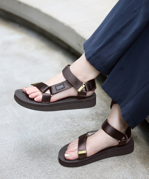 suicoke（スイコック）の「SUICOKE/スイコック SLOBE別注 サンダル（サンダル・レディース・ブラウン/ベージュ・36/37/38/39）」の9枚目の写真