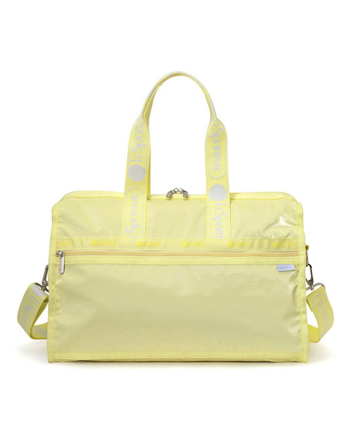 LeSportsac(レスポートサック)の「DELUXE MED WEEKENDER MH ロゴジャガードライムスナイデル(ボストンバッグ・レディース・イエロー・FREE)」の8枚目の写真