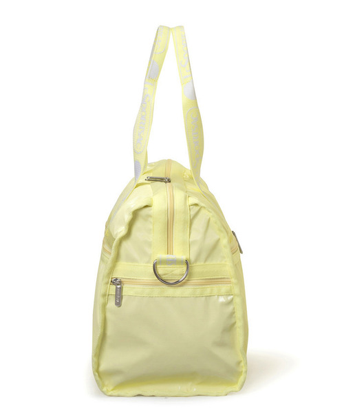 LeSportsac(レスポートサック)の「DELUXE MED WEEKENDER MH ロゴジャガードライムスナイデル(ボストンバッグ・レディース・イエロー・FREE)」の9枚目の写真